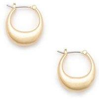 Allsaints Sculpted Tube Hoop Earrings