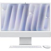 Apple Imac (M4, 2024) 24 Inch With Retina 4.5K Display, Nano-Texture Glass, 10-Core Cpu And 10-Core Gpu, 256Gb Ssd - Silver - Imac + Microsoft 365 Family 1 Year