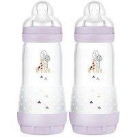 Mam Easy Start Anti-Colic Baby Bottle 320Ml - 2Pk Lilac
