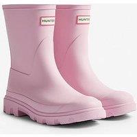 Hunter Womens Downpour Short Boots - Pink Nectar