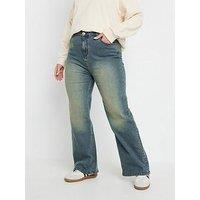Yours Curve Wide Leg Jean - Blue