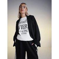 Yours Curve Tailored Blazer - Black