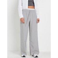 Pixiegirl Petite Textured Pinstripe Boxer Trousers - Grey
