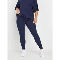 Yours Curve Navy Blue Leggings