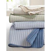 Catherine Lansfield Stripe Bedspread Throw