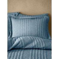 Pineapple Elephant Tamba Jersey Stripe Oxford Pillowcase Pair - Blue
