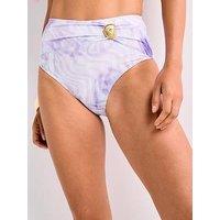 V By Very Shell Trim Bandeau Bikini Bottoms - Multi