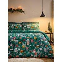 Catherine Lansfield Christmas Festive Forest Duvet Cover Set