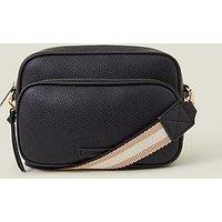 Accessorize Dina Double Zip Camera Bag - Black