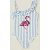 Accessorize Girls Flamingo Swimsuit - Multi
