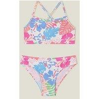 Accessorize Girls Tropical Print Bikini - Multi