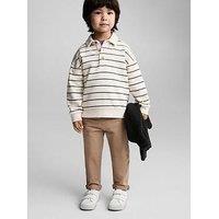 Mango Younger Boys Chino Trousers - Beige