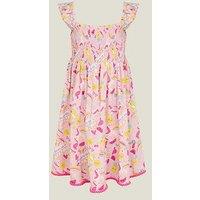 Accessorize Girls Sunbeam Print Dress - Pink