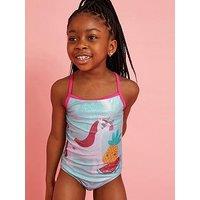 Accessorize Girls Unicorn Swimsuit - Multi