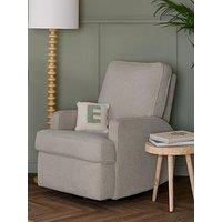 Obaby Madison Swivel Glider Recliner Chair - Teddy Truffle