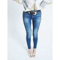 River Island High Rise Sculpt Jeans - Blue