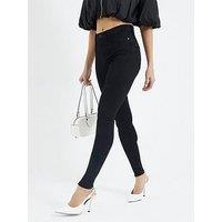 River Island Mid Rise Sculpt Jeans - Black