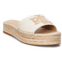 Lauren By Ralph Lauren Polly Logo 2-Espadrilles-Flat