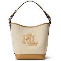 Lauren By Ralph Lauren Canvas Medium Whitley Bucket Bag - Natural