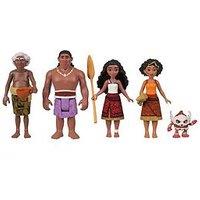 Disney Moana Moana&Rsquo;S Canoe Crew Playset With 5 Small Dolls & 3 Accessories