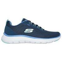Skechers Wide Fit Flex Appeal 5.0 New Path Trainer - Navy