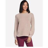 Skechers Skechluxe Elevate Crewneck Sweatshirt - Taupe