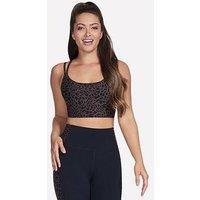 Skechers Go Walk Print Sports Bra - Leopard