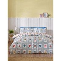 Catherine Lansfield Riviera Tiles Duvet Cover Set