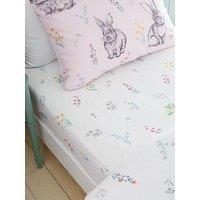 Catherine Lansfield Bunny Tails Ditsy Fitted Sheet