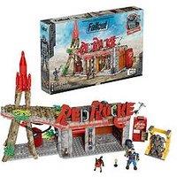 Mega Fallout Red Rocket Building Toy Kit With 2 Action Figures (824 Pieces) For Collectors