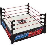 Wwe Superstar Ring With Labels For Main Event & Raw, Spring-Loaded With Elastic Ring Ropes
