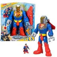 Imaginext Dc Super Friends Superman Insider & Exo Suit Robot With Lights & Sounds