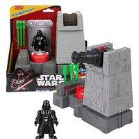 Imaginext Star Wars Death Star Turret Toy Cannon With Darth Vader Diecast Character Key