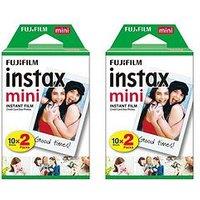Fujifilm Instax Mini Instant Photo Film - White - Pack Of 40