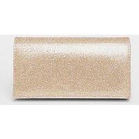 Quiz Gold Diamante Rectangle Clutch