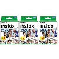 Fujifilm Instax Wide Picture Format Instant Photo Film - White - Pack Of 60