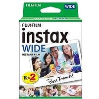 Fujifilm Instax Wide Picture Format Instant Photo Film - White - Pack Of 20