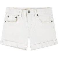 Levi'S Girls Girlfriend Denim Shorts - White