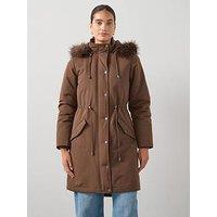 V By Very Ultimate Parka - Brown