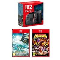 Nintendo Switch 2 Switch 2 + The Legend Of Zelda: Tears Of The Kingdom + Donkey Kong Bananza
