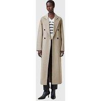 Allsaints Pheebee Oversized Trench Coat - Brown