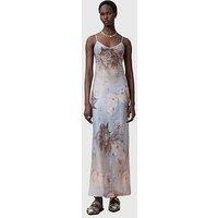 Allsaints Bryony Maxi Slip Dress - Blue