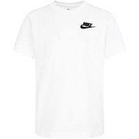 Nike Kids Unisex Embroidered Futura S/S T-Shirt - White