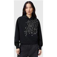 Allsaints Pippa Flow Embellished Hoodie - Black