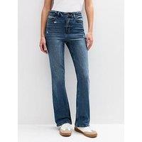 New Look Quinn Bootcut Flared Jeans - Blue
