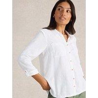 White Stuff Sophie Organic Cotton Shirt - Ivory