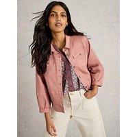 White Stuff Camille Denim Jacket - Pink
