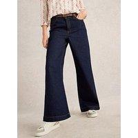 White Stuff Ayla Wide Leg Jean - Navy