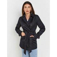 Long Tall Sally Trench Coat - Blue