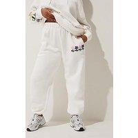 Yours Curve Self Care Jogger - White